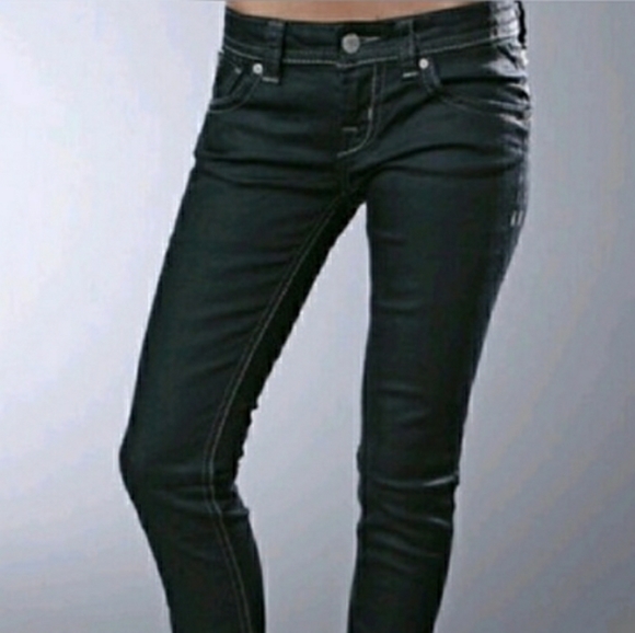 MEK Jeans men 27-34 Harbin cigarette Jeans dark blue skinny jeans Tab Stitched - Picture 3 of 12